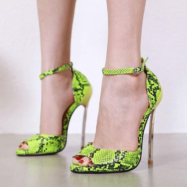 

mhyons summer fashion serpentine open-toed party ultra high heels sandals shoes woman ankle buckle strap club pumps1, Black