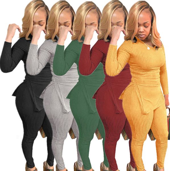 

women jogger suits solid color sweatsuits fall winter tracksuits long sleeve hoodie+pants two pieces set outfits plus size sportswear 4394, Gray