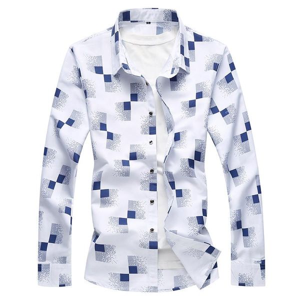 

men's casual shirts 2021 summer slim short sleeves mens pattern 100% cotton camisa masculina brand clothing plus size 5xl 6xl 7xl, White;black