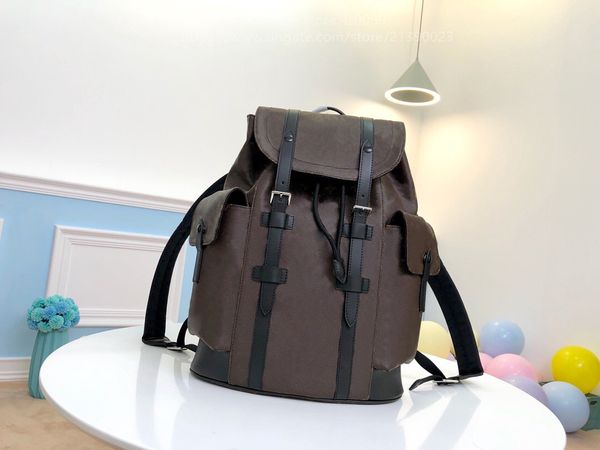 

fashion leather luxury shoulder bag men and women backpack 41..47..13cm ing