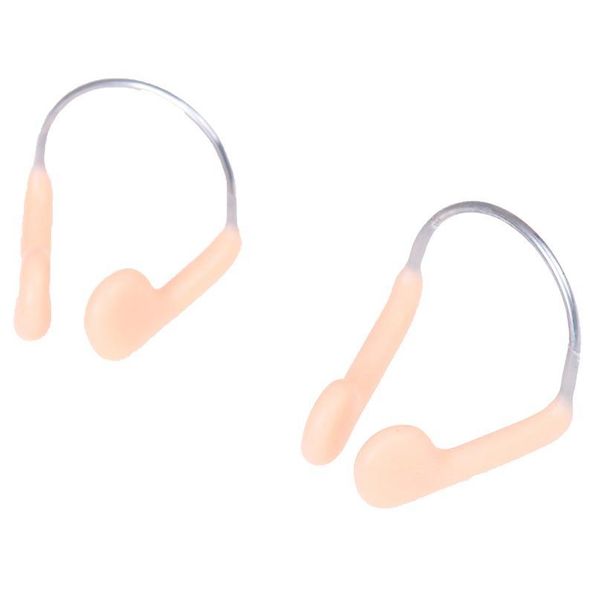 

soft sile steel wire nose clip durable no-skid for swimming diving water sports nose clip skin color swimming acc sqcrwh