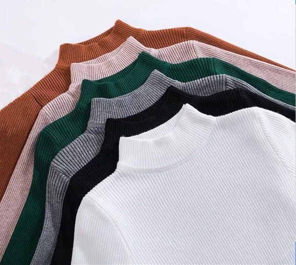 

new-coming autumn winter turtleneck pullovers sweaters primer shirt long sleeve short korean slim-fit tight sweater1, White;black