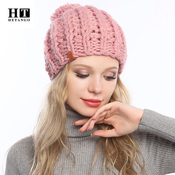 

new women's knitted hats autumn winter thickened outdoor warm woolen hats, fashion all-match wweet and cute fur ball hat, Blue;gray