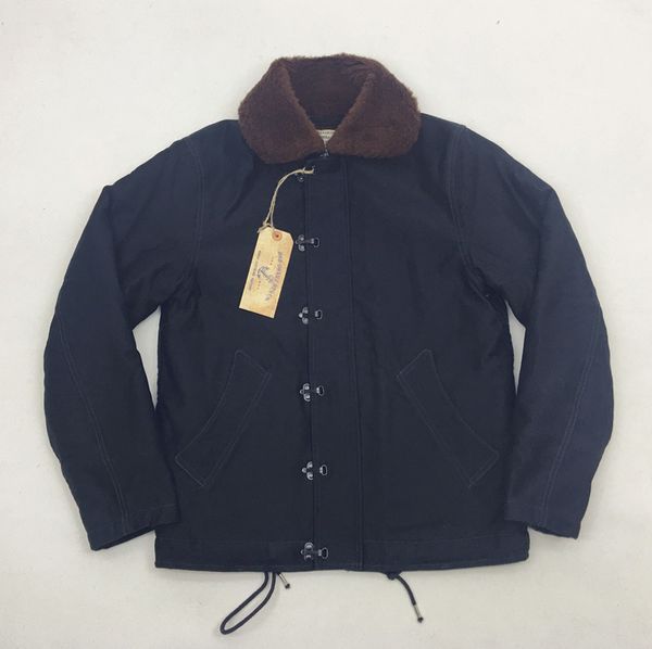 

male collar front hook heavy fur-resistant fur jacket, wool-lined coat for men n-1d 393i, Black;brown