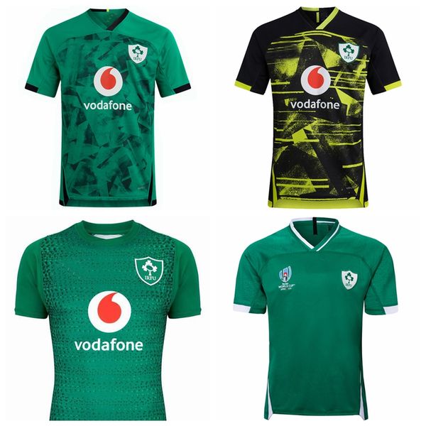 

new 2019 2020 2021 ireland rugby jerseys t shirts home away rugby league jersey 20 21 shirts s-5xl, Black;gray