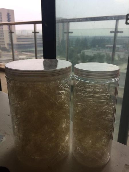 

00# 500pcs halal,koshore empty clear transparent; gelatin empty ( joined availab/ refillable bottles1
