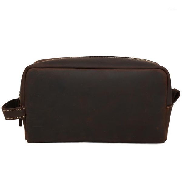 

genuine leather cosmetic bag women handbag make up case purse organizer ladies phone bag travel pouch beauty large pocket female1