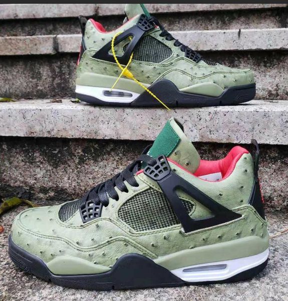 

cactus shoe 4 jack the travis surgeon scotts customs men basketball shoes desinger 4s chaussures de basket ball sports trainer with box, Black