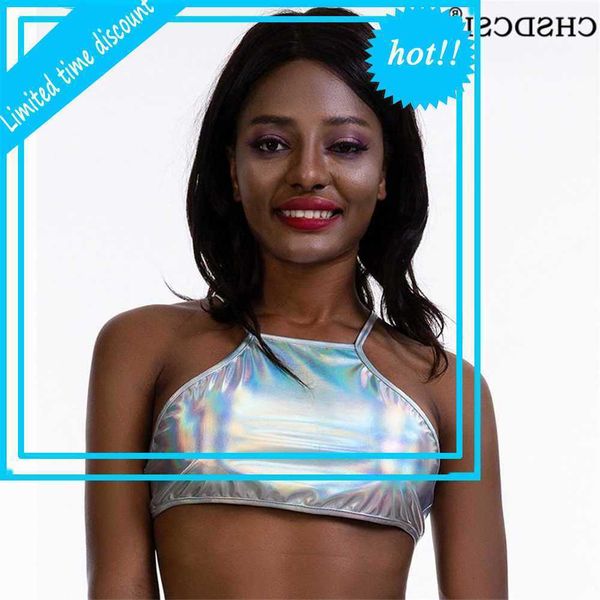 

2021 dance bandage tank solid summer crop band-aids club camis backless women's short vest, White