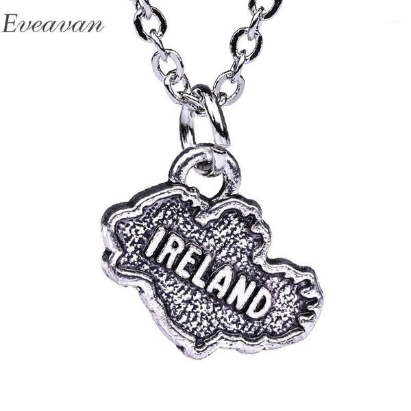 

eueavan 30pcs metal ireland africa italy pendant necklace travel souvenirs jewelry gift for friends1, Silver