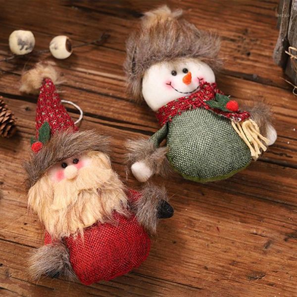 

christmas decorations merry linen cartoon snowman pendant creative excellent workmanship and good quality festival gifts1