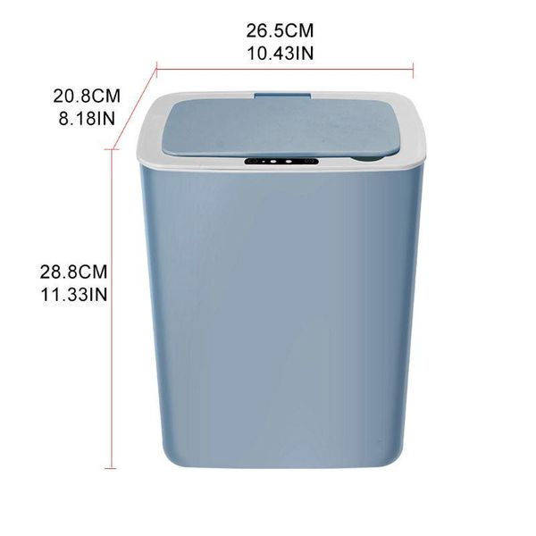 

intelligent automatic induction electric rubbish trash can smart waste storage r9ud