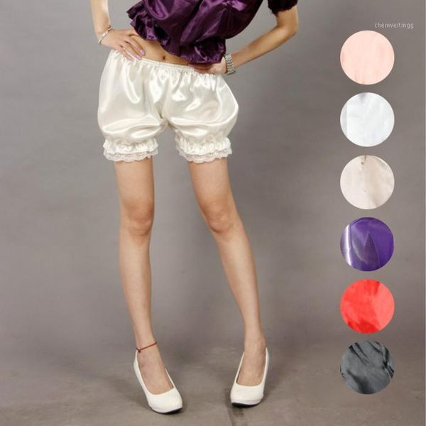 

fashion women girls safety shorts lolita cosplay lace pumpkin bloomers short under pants bmf881, Black;pink