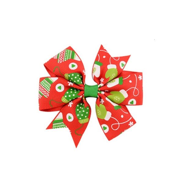 

clip christmas grosgrain 3 ribbon bows inch with snow pinwheel clips hair pin accessories 12pcs hd640jjw2