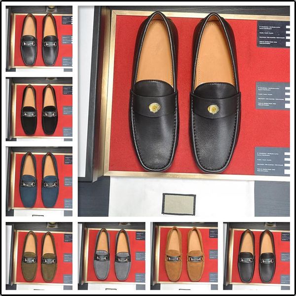 

cq7 genuine leather fashion designer mens casual shoes cowhide driving moccasins slip on loafers men flat shoes plus size 36-46 11, Black