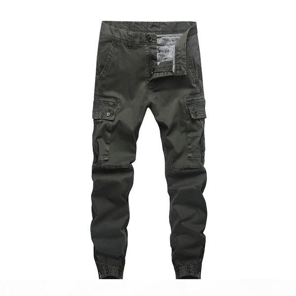 

male baggy joggers mens long pants fashion slim fit amy green jogging pants men sweatpants cargo pants for casual wear, Black