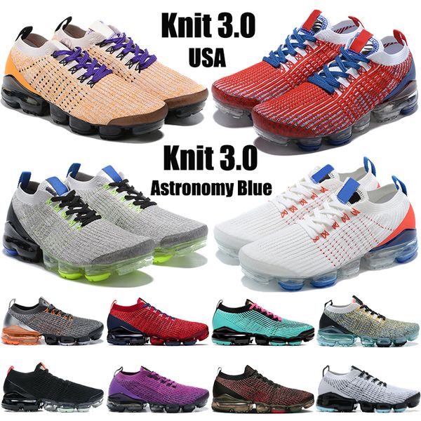 

new arrival fly 3.0 running shoes men women knit usa astronomy blue noble red vivid purple black snakeskin mens trainers sneakers