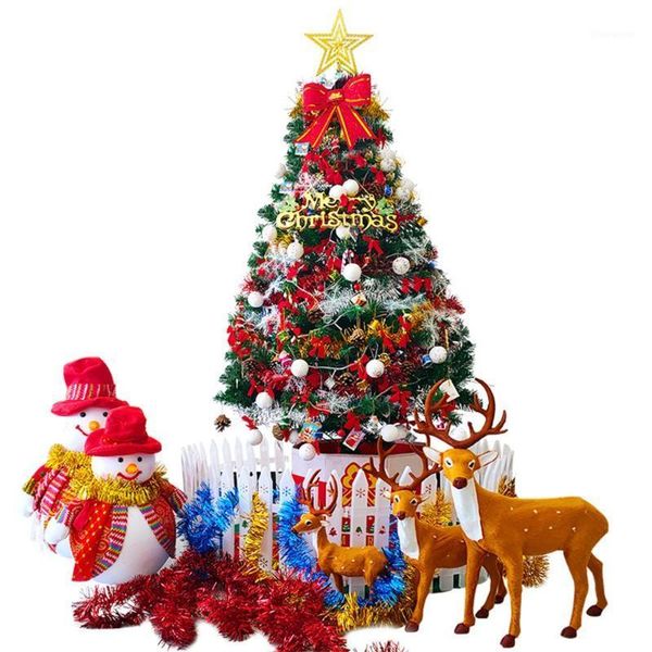 

60cm christmas tree package festive party decorations garden showcase pvc christmas trees decor gifts toys1