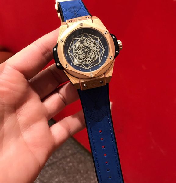 

silicone 43*12mm watches strap automatic movement watch male clock men party1