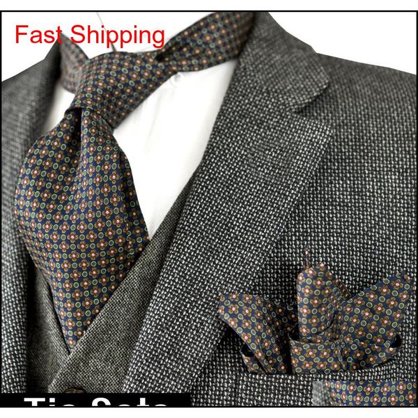 

printed tie sets geometrical abstract pattern mens neckties ties handkerchief 100% silk printing pocket qylgfv queen66, Black;blue