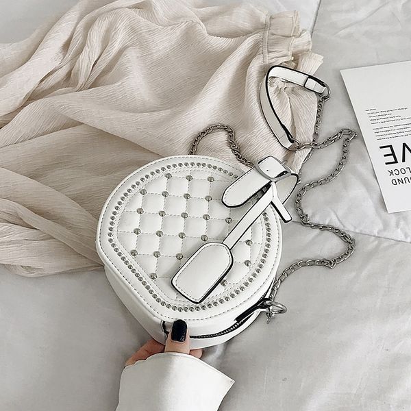 

6feq new arrival designer bags women bag style bags fashion small fragrance popular shoulder messenger diamond chain 2020, Blue;pink