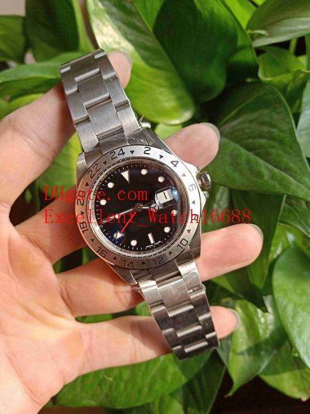 

products fashion wristwatches gift box bp factory vintage 40 mm 16570 stainless steel black dial asia 2813 movement automatic mens, Slivery;brown