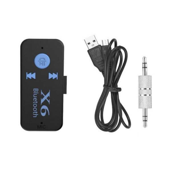 Receptor Bluetooth V4.2 compatible con tarjeta TF llamada manos libres reproductor de música teléfono coche salida auxiliar reproductor de música MP3