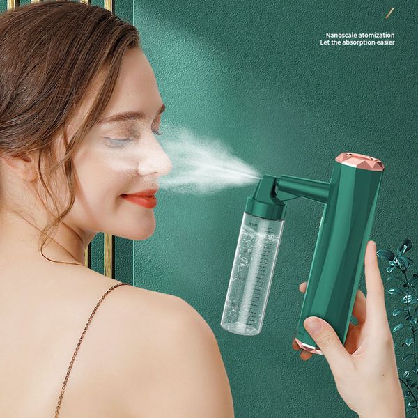 

3 colors nano sprayer portable high-pressure oxygen-assisting nano spray water replenishment meter handheld water oxygen meter