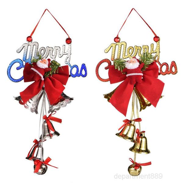 

2020 ornament santa claus bell 5 styles cartoon doll accessories decoration christmas tree pendant owe2760