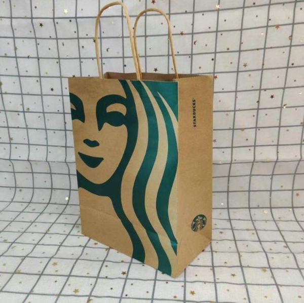 

starbucks scalpers bag thermos cup coffee gift bag paper rope tote bag