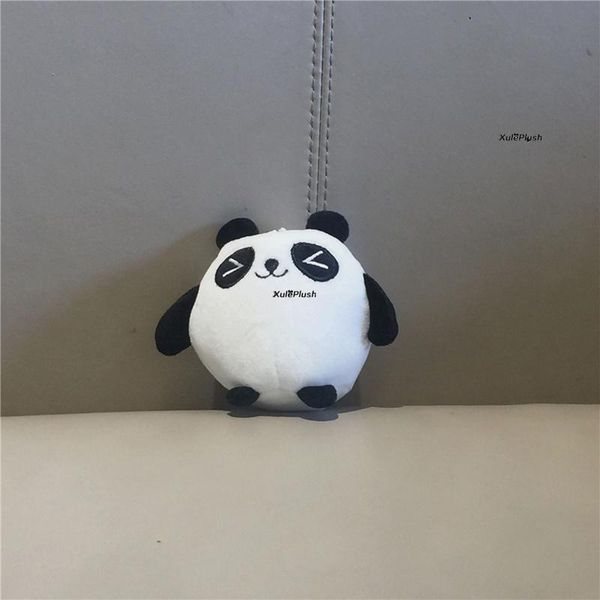 

panda 9cm plush stuffed toy doll keyring pendant toy party gift toy bouquet plush wmthop