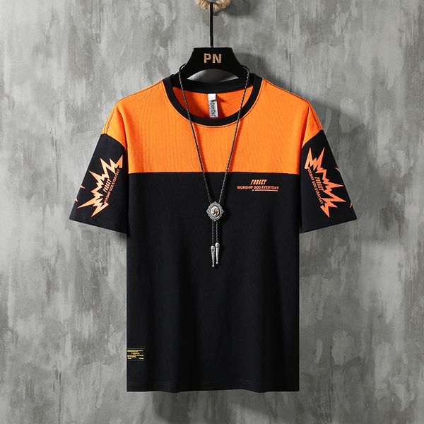 

2021 new 100% cotton shirts homme male short sleeve letter funny summer t beautiful fashion shirt k328 7ueh, White;black