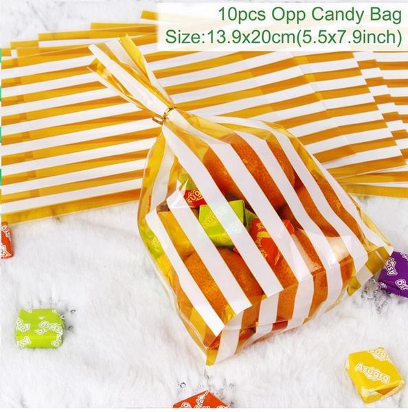 

fengrise plastic stripe dots goodie bags birthday party decoration wedding candy bags christmas party supplies baby shower decor jllzvh