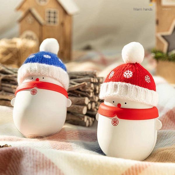 

2 in 1 usb rechargeable hand warmer 6000mah portable power bank reusable hand warm accessories christmas gift1