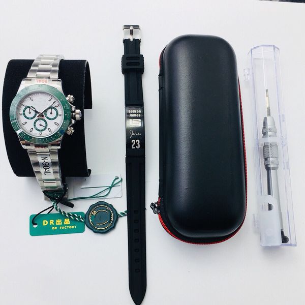 

dr new v3 upgrade versionof the new rainbow ring disc manufacturing sapphire glass mirror 904l fine steel case set 7750 movement two-way ch, Slivery;brown