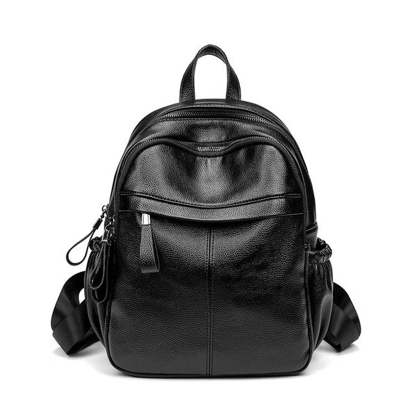 

retro-leather women rucksack great school capacity for teenage girl travel vintage bag tassels 2020 c1270 bags