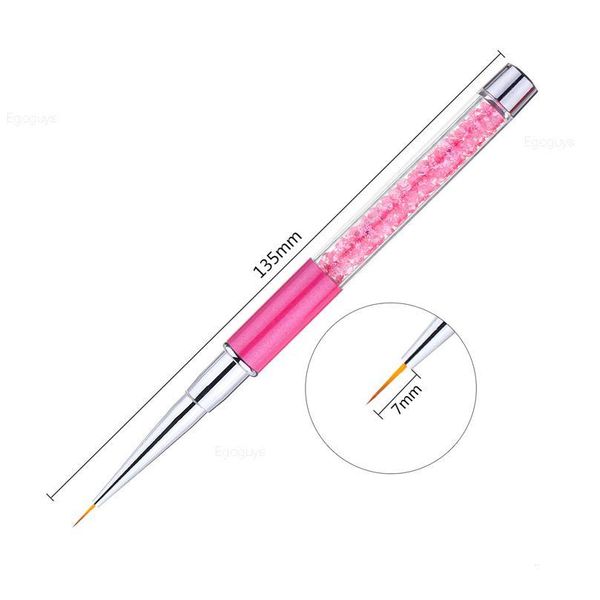 

nail art brush nail polish uv gel painting pen french lines acrylic liquid powder carving extension builder drawing lin jllwad