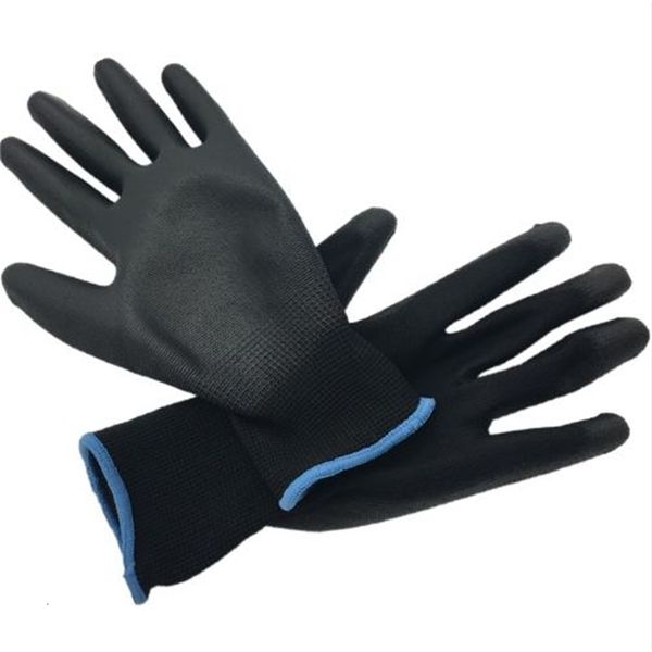 

factoryh3dhblack of dewcoated gloves wholesale fast shipping pu grey gray glove for work assembly use 24pcs=12