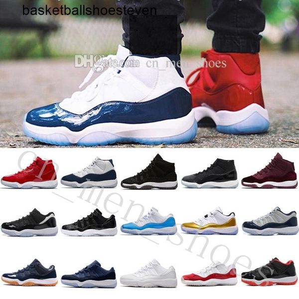 

2021 box high cut new 11 velvet with heiress red blue grey suede basketball shoes me