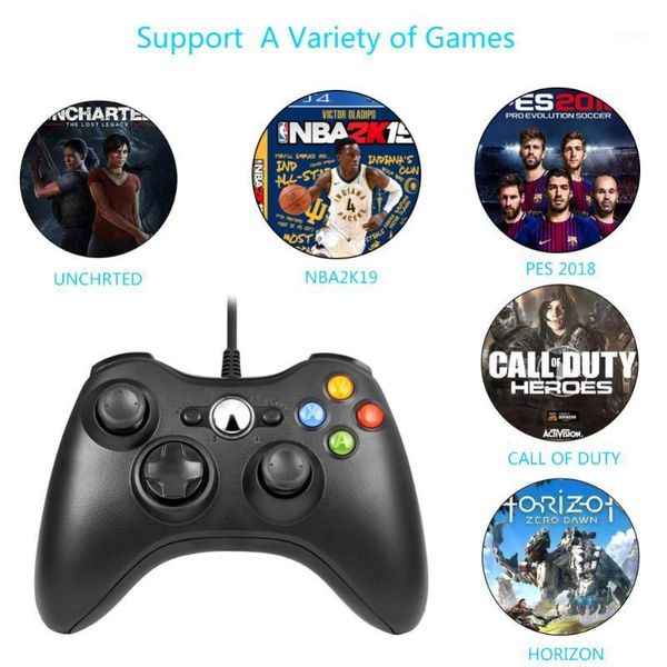 

5 colors gamepad for xbox 360 wired controller for xbox 360 controle wired joystick xbox360 game controller gamepad joypad1