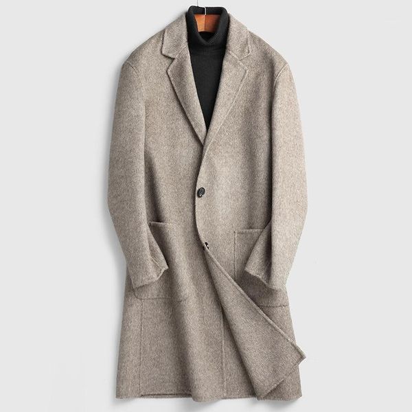 

men's woolen coat1, Black