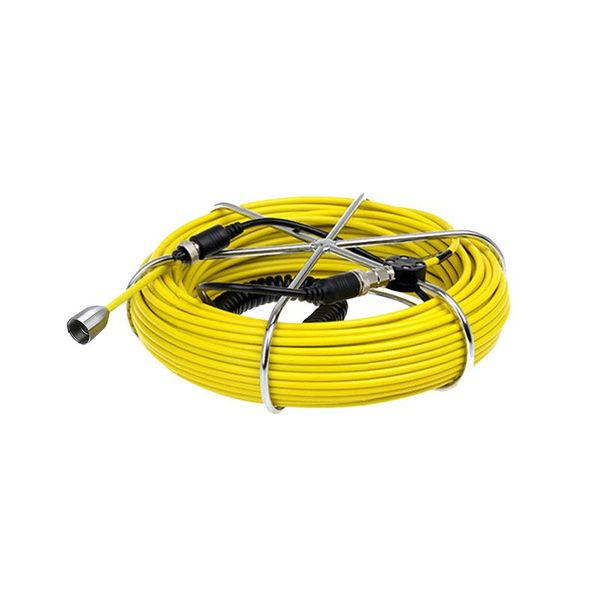 

20m fiberglass cable pipe inspection cable reel for pipeline endoscope inspection camera system only fits tp9200