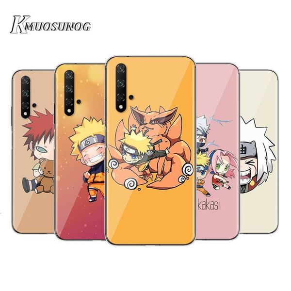 

naruto cartoon cute huawei honor 30 20s 20 10i 9s 9a 9c 9x 8x 10 9lite 8a 7c 7a profsional mobile phone case black cover4fre
