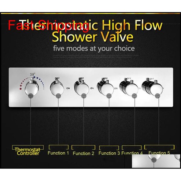 

modern shower set desigh 600*800mm remote control color change led embed ceiling shower head s qylbon packing2010