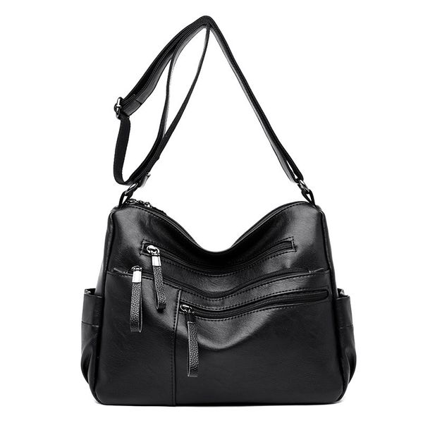 

attacked female fashion 100% genuine ladies of occasional leather messenger shoulder bag classic sac c1235 purse