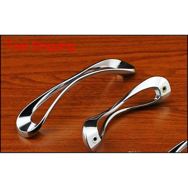

10pcs new modern chrome furniture hardware handles kitchen cabinets pull knobs drawer wardrobe bathroom cupboard pull qylziw toys2010