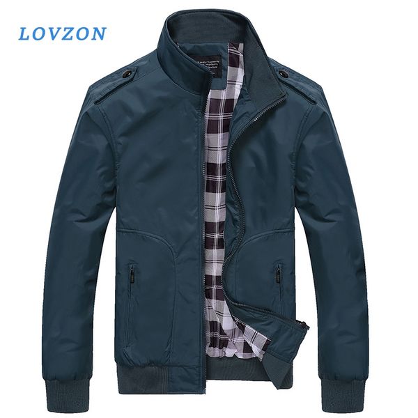 

mens jackets spring autumn casual coats solid color men's sportswear stand collar slim jackets mens bomber jackets 2020, Black;brown