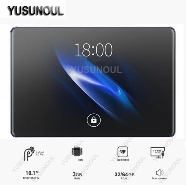 

tablet pc google market 10 inch android 9.0 8 cores 32/64gb dual camera 8.0mp type-c charge wifi gps 4g lte bluetooth1