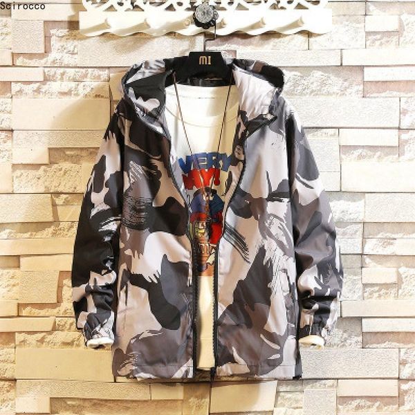 

men's jackets spring and autumn printed jacket fashion loose sports zipper casual hip hop streetwear outwear, Black;brown