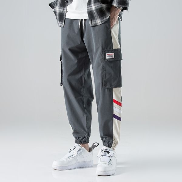 

new summer casual cargo pants men joggers loose harem pants male baggy trousers plus size 5xl 6xl 7xl 201113, Black